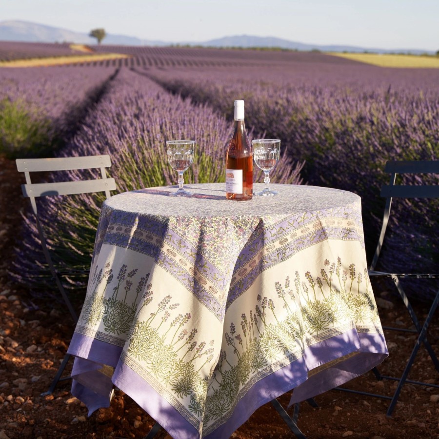 French Tablecloths * | French Tablecloth Lavender