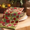 Towels * | Fruit Tea Towels Red & Green, Set Of 3 Default