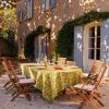 French Tablecloths * | French Tablecloth Fruit Yellow & Green