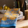 Towels * | Sunflower Tea Towels Yellow & Blue, Set Of 3