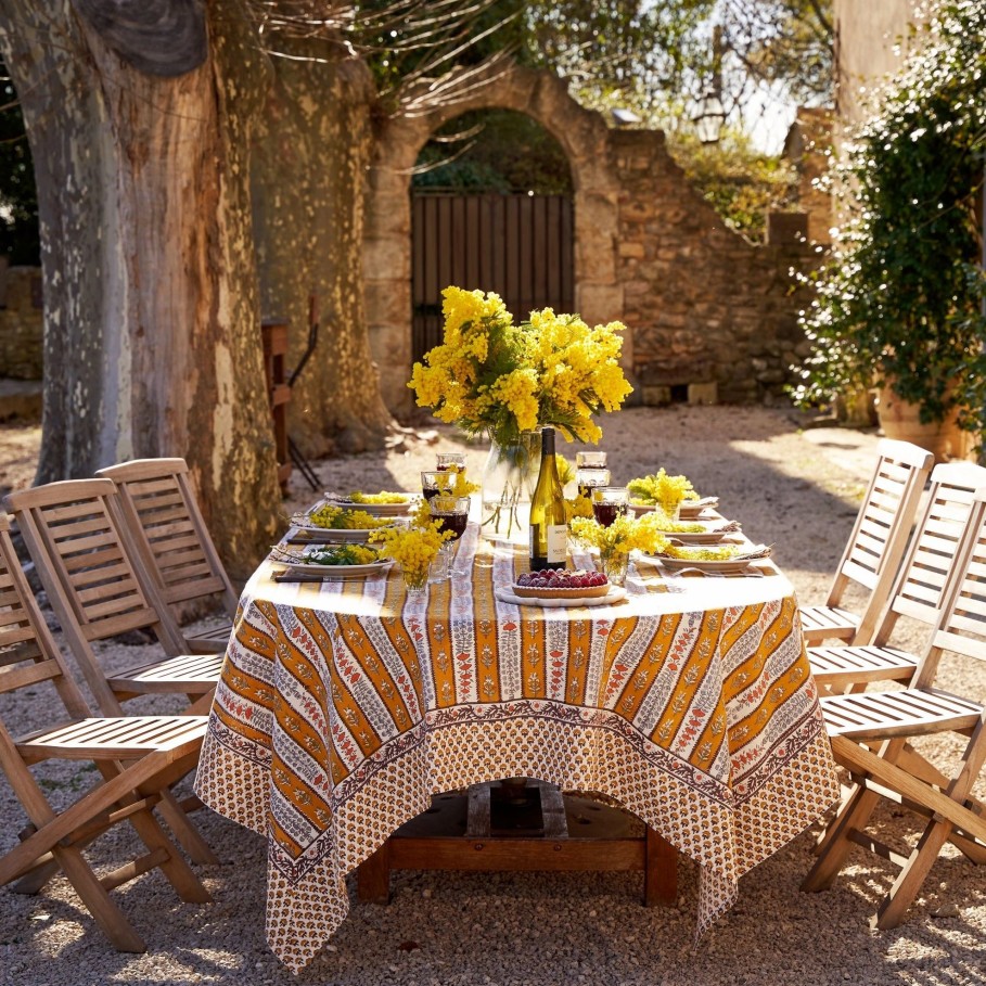 French Tablecloths * | French Tablecloth Avignon Dijon & Blue