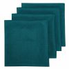 Napkins * | Palma Handwoven Linen Teal Blue Napkins 20 20 Set Of 4