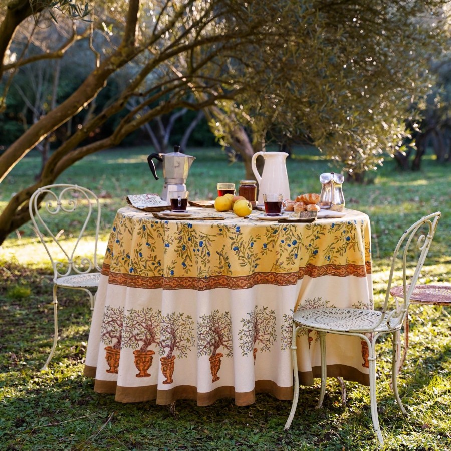 French Tablecloths * | French Tablecloth Olive Tree