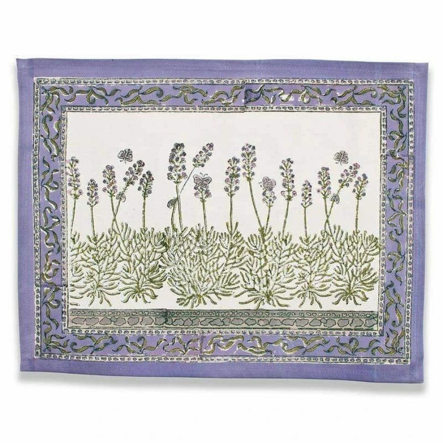 French Tablecloths * | Lavender Placemats, Set Of 6