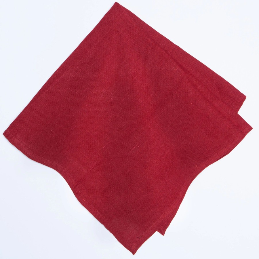 Napkins * | Saint-Remy D'Or Et Rouge Napkins 22 22 Set Of 6