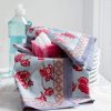 Towels * | Cherry Blossom Tea Towels Blue & Blush, Set Of 3 Default