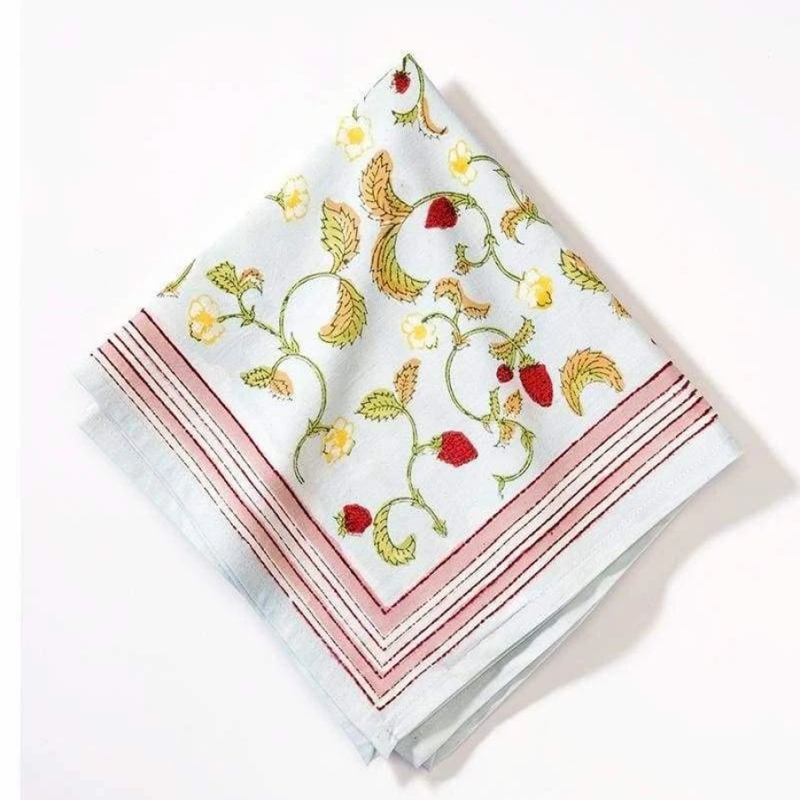 Napkins * | Fraises Des Bois Napkins, Set Of 6