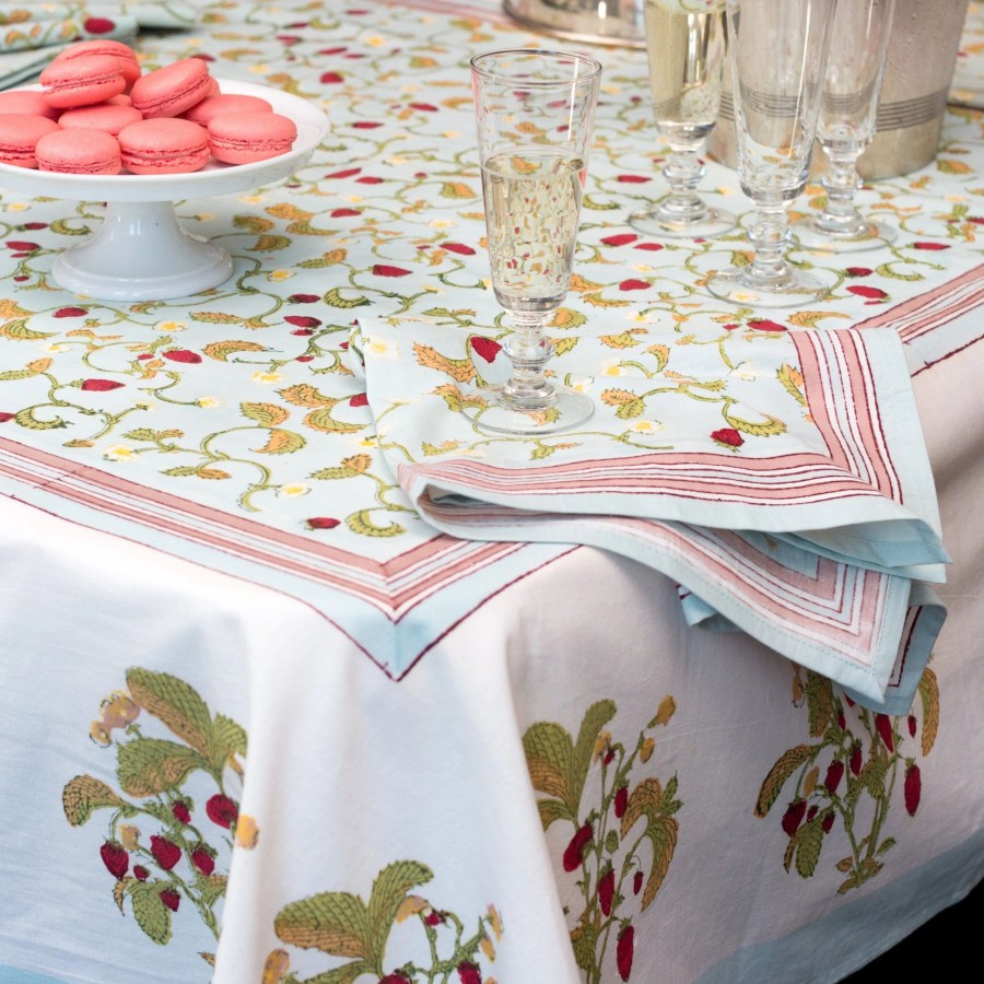 Napkins * | Fraises Des Bois Napkins, Set Of 6