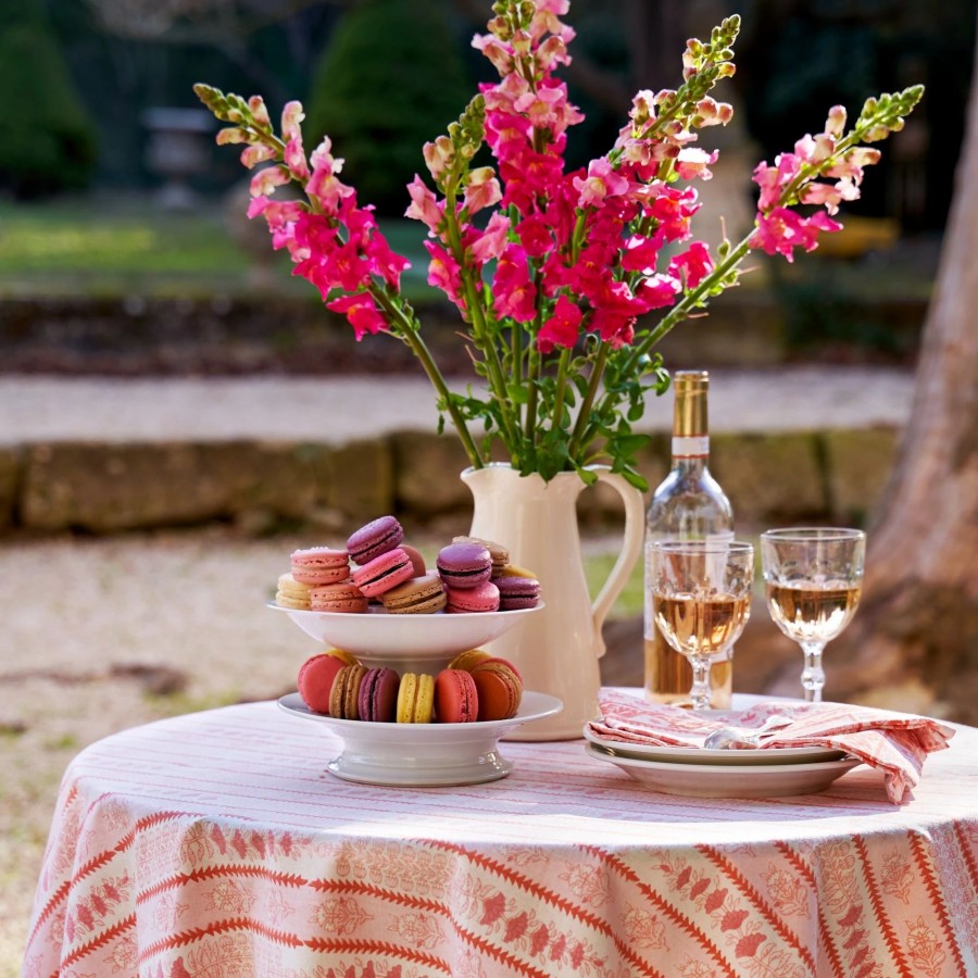 French Tablecloths * | French Tablecloth Avignon Pink City