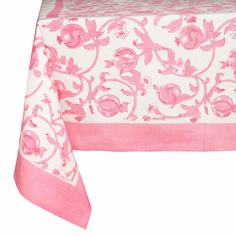 French Tablecloths * | French Tablecloth Granada Jaipur Pink