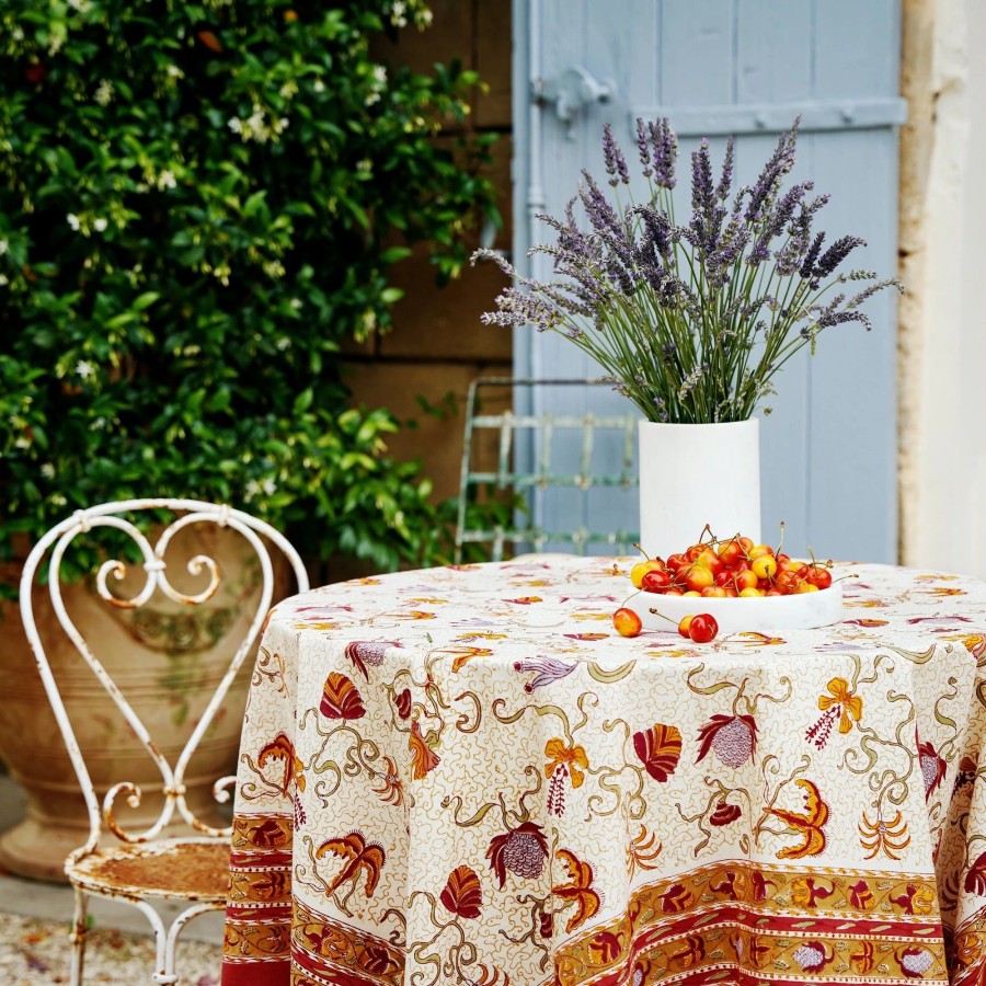 French Tablecloths * | French Tablecloth Fleur Des Indes