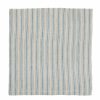 Napkins * | Boat Stripe Linen Napkins Natural & Blue, Set Of 4