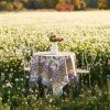 French Tablecloths * | French Tablecloth Renne Grey & Blue