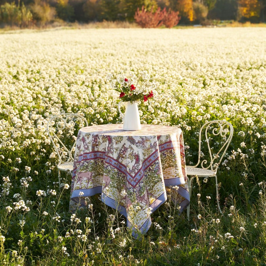 French Tablecloths * | French Tablecloth Renne Grey & Blue