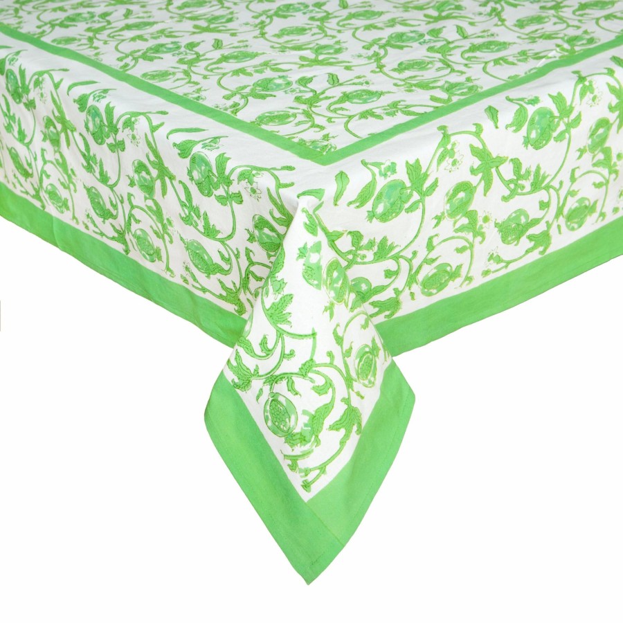 French Tablecloths * | French Tablecloth Granada Parrot Green