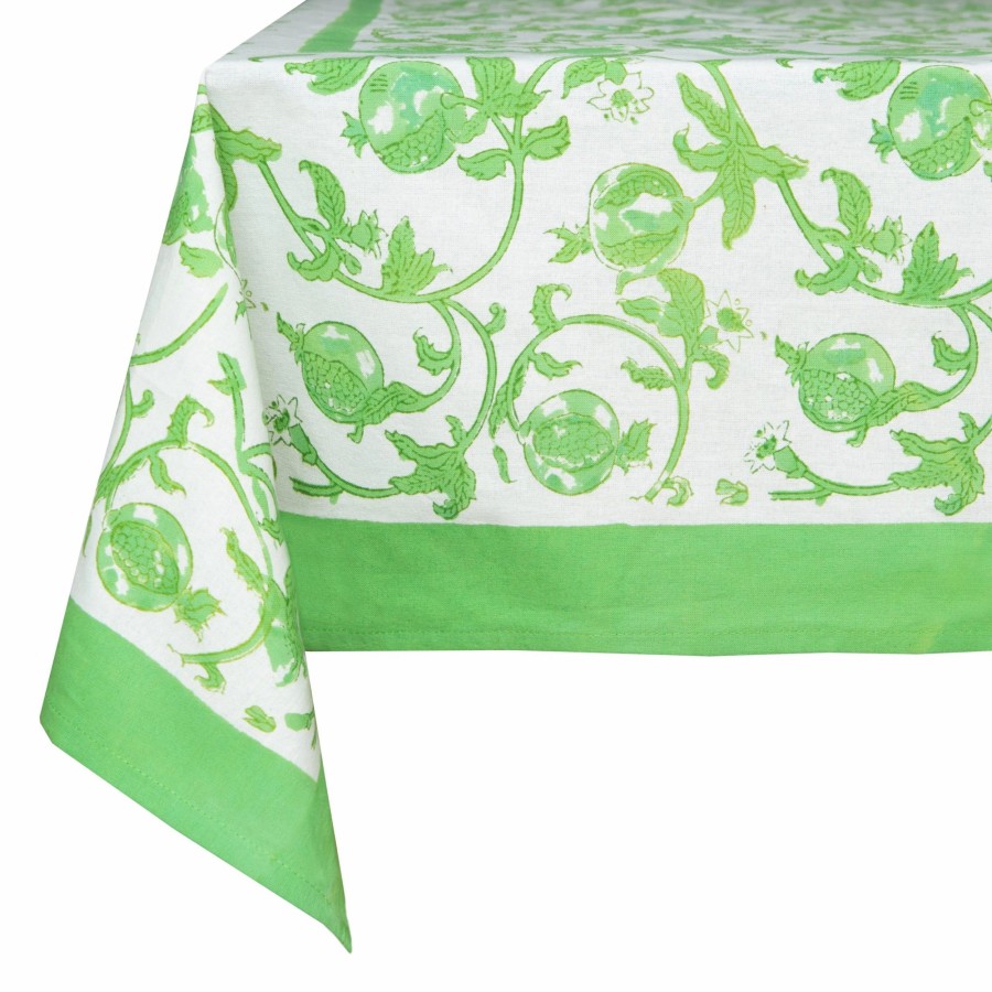 French Tablecloths * | French Tablecloth Granada Parrot Green