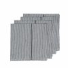 Napkins * | Linen Stitch Napkins Chambray Stripe, Set Of 4