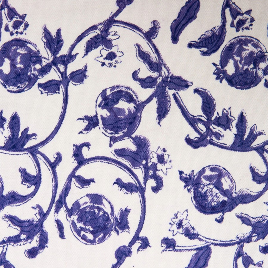 French Tablecloths * | Granada Violet Bleu Runner