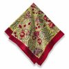 Napkins * | Winter Garden Wreath Napkins Red & Green, Set Of 6