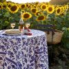 French Tablecloths * | French Tablecloth Granada Violet Bleu