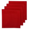 Napkins * | Palma Handwoven Linen Cherry Red Napkins 20 20 Set Of 4