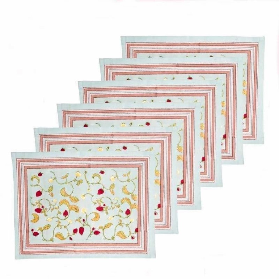 Placemats * | Fraises Des Bois Placemats, Set Of 6