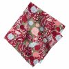 Napkins * | Ornaments Napkins Red & Green, Set Of 6