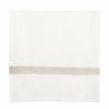 Napkins * | Laundered Linen Napkins White & Natural, Set Of 4