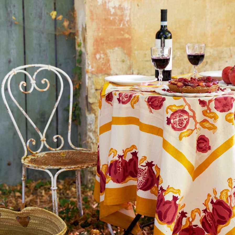 French Tablecloths * | French Tablecloth Pomegranate